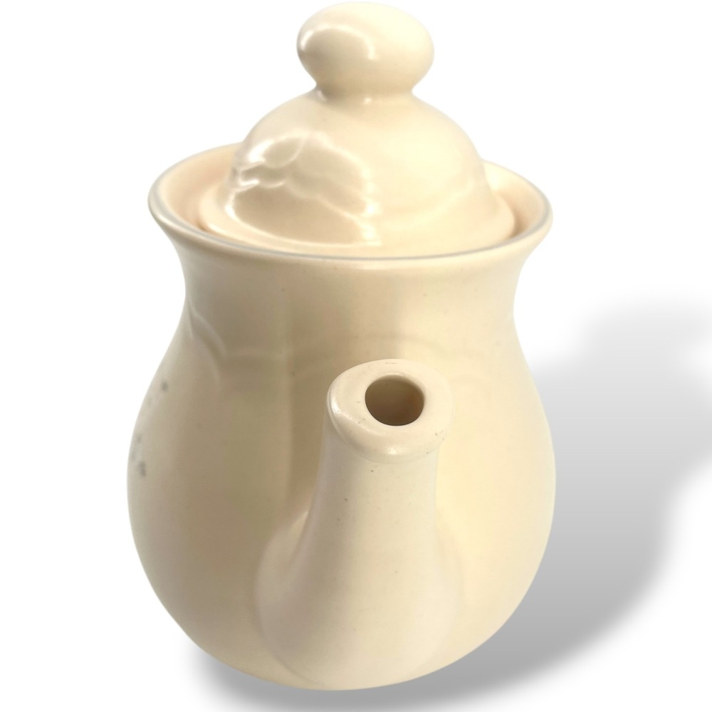 Pfaltzgraff Remembrance Stoneware Serveware Teapot Shaped Pitcher Floral #490 - Picture 4 of 15